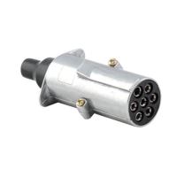 Fisa remorca 7 pini, 24V, metal, tip N WGN004/k Hico