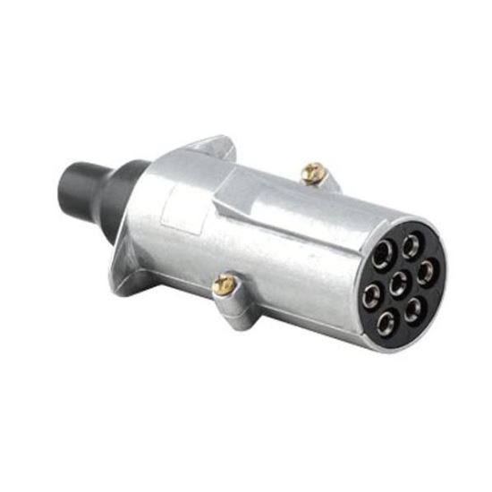 Fisa remorca 7 pini, 24V, metal, tip N WGN004/k Hico