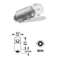 Bec bord 12V/4W T4W - T8.5 BA9S Amio 03370, cutie 10 bucati