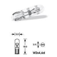 Bec soclu sticla fara dulie 24V/1.2W W1.2W - T5 AS/BK80100