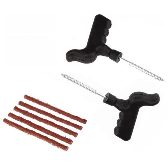 Kit reparatie cauciuc 5 snururi vulcanizare, 2 dispozitive snur TR1 Yato