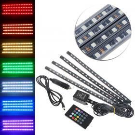 Kit LED SMD RGB 32cm, 7 culori, telecomanda, 4P5RGB