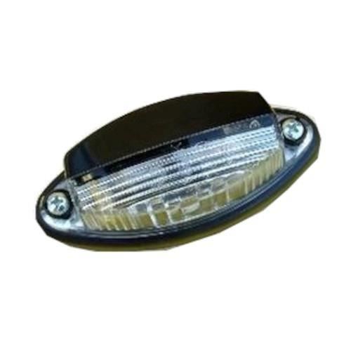 Lampa gabarit 105x46, bec, alba cu negru, 12-24V, G02 A19 Gmak