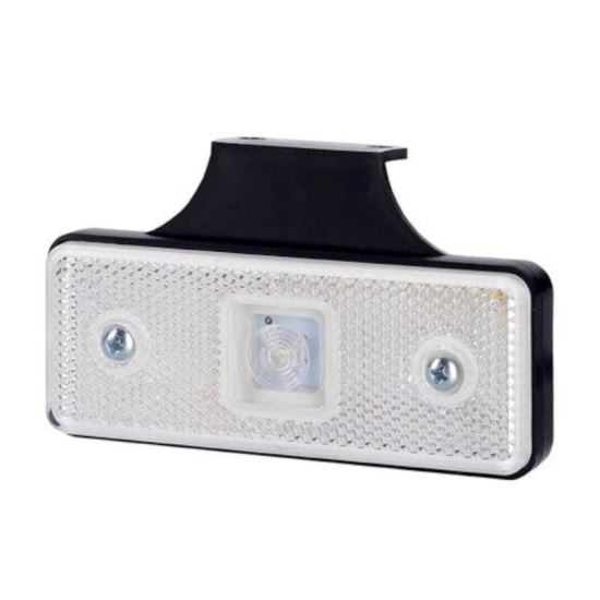 Lampa gabarit 110x41, LED, alba, cu suport, LD 160 Horpol