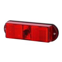 Lampa gabarit 140x40, bec, rosie, 12-24V, LO244 Horpol