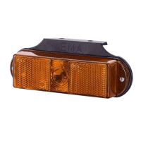 Lampa gabarit 140x40, bec, galbena, cu suport, 12-24V, LOP246 Horpol