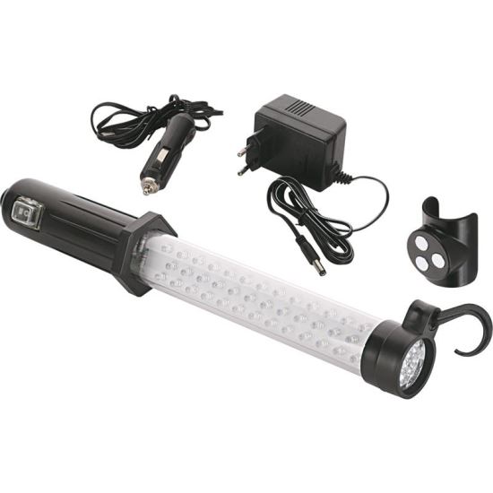 Lampa lucru LED 60+17, reincarcabila, 12V / 220V, 7465 Automax
