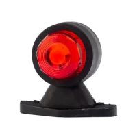 Lampa gabarit cu brat drept 90mm, fi58mm, bec, alb-rosie, FT-033-A Fristom 