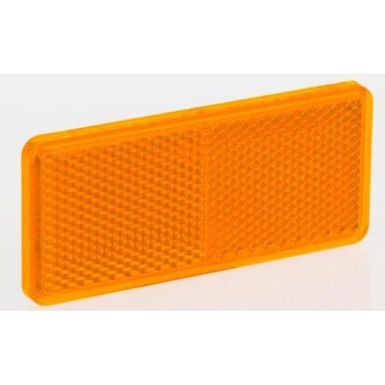 Catadioptru cu adeziv galben 90x40, DOB035-Z Fristom