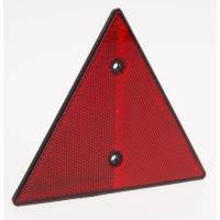 Catadioptru rosu cu gaura 16cm, DF-TR014/ DOB-031 Fristom