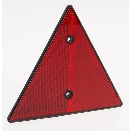 Catadioptru rosu cu gaura 16cm, DF-TR014/ DOB-031 Fristom