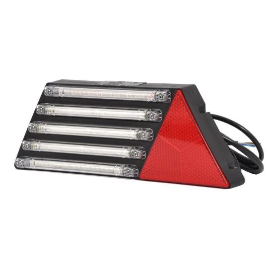 Lampa spate LED 414x146, 6 functii: pozitie, frana, semnalizare, ceata, mers inapoi, catadioptru, STANGA, W69L 331/II Was