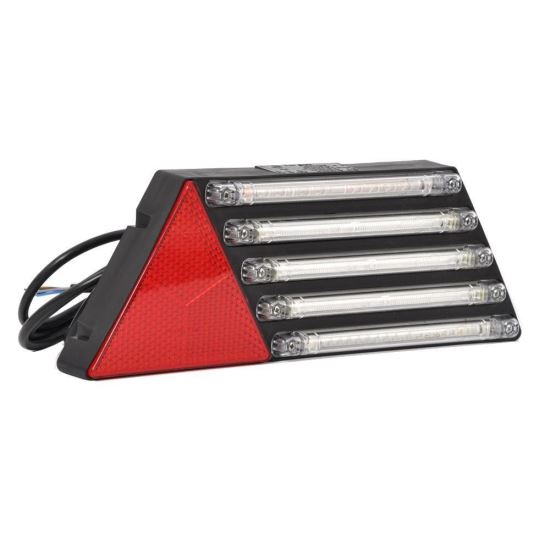 Lampa spate LED 414x146, 6 functii: pozitie, frana, semnalizare, ceata, mers inapoi, catadioptru, DREAPTA, W69P 334/II Was