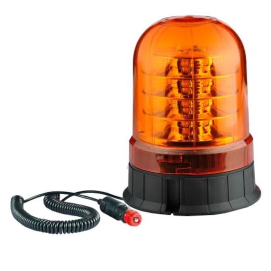 Girofar 12/24V, h200, 24 LED-uri, prindere cu magnet, ALR0015-2 TruckLed