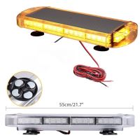 Girofar rampa transversal 55x22cm, h14cm, LED, 12/24V, iluminare 3 culori 813/40Led