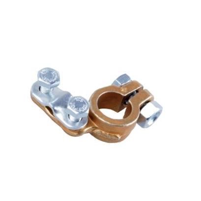 Borne acumulator cupru L 4,5x3.2, grosime 4mm cu placuta minus Saper S1