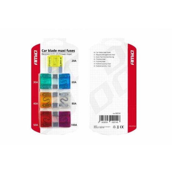Set 7 sigurante plate MAXI, 20, 30, 40, 50, 60, 80, 100, Amio 02214