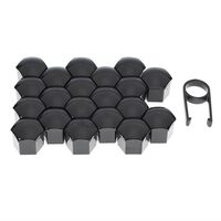 Set 20 bucati capacele pentru prezoane 21", negre, 86919 Carmotion
