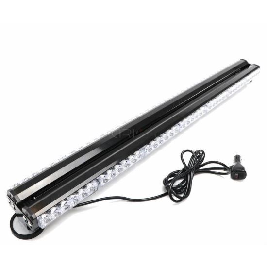 Girofar rampa transversal 116x10cm, 84 LED, galben, slim, 127-7