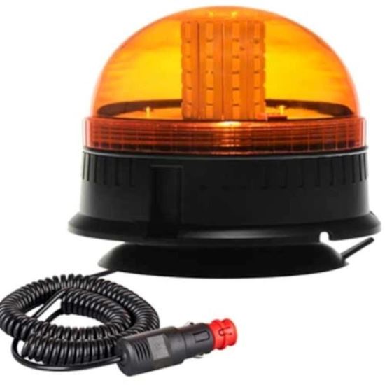 Girofar 12/24V, h117, 60 LED-uri, prindere cu magnet si ventuza, Trekker CA 8183 247Lighting