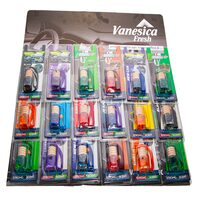 Odorizant auto sticluta, 18 bucati/folie, Vanesica