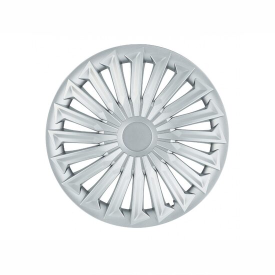 Set 4 capace roti 15inch, Joy, argintiu Jestic