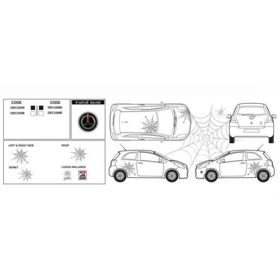 Autocolant Car Deco Spider