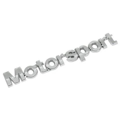 Ornament emblema autoadeziva, crom Motosport 