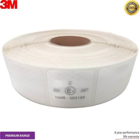 Banda reflectorizanta prelata, 50m, alba, 3M Diamond Grade 997-10s original Box