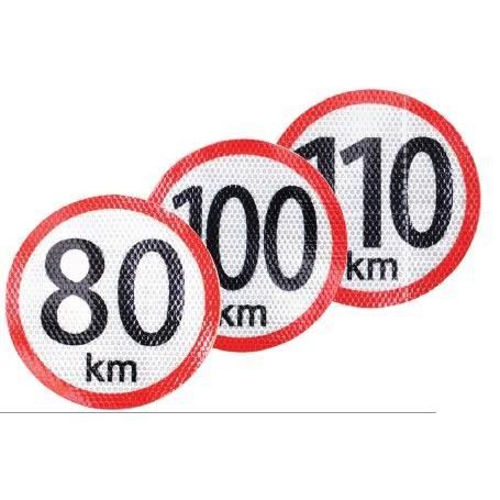 Autocolant reflectorizant fi 15cm limita viteza 110km/h 5225 Automax