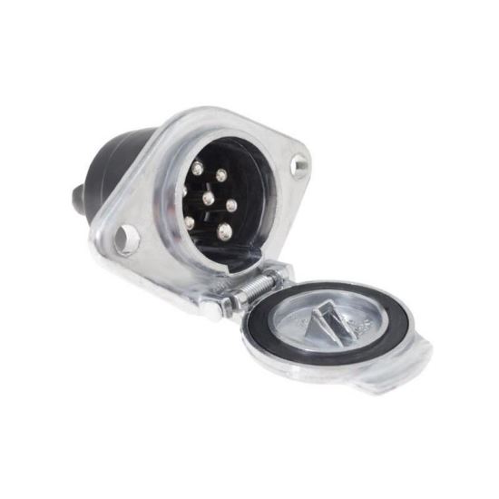 Priza remorca 7 pini, 24V, metal, tip N WGN008/k Hico