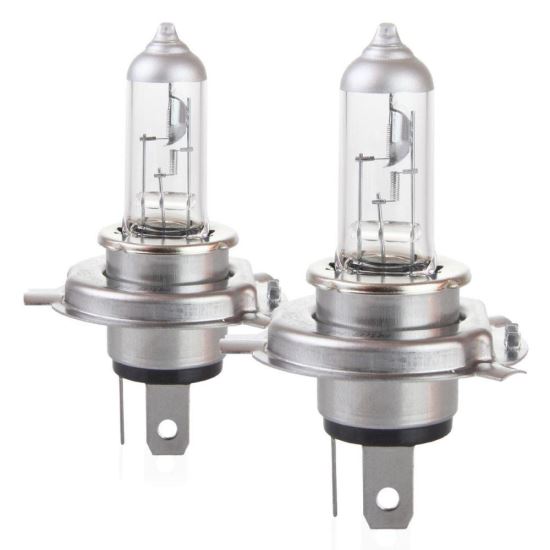 Set 2 becuri H4 12V 60-55W +100%, 5000K, LumiTec Silver 01402 Amio