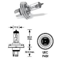 Bec H4 24V 75/70W P45 Selum