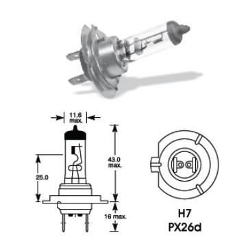 Bec H7 24V/70W L01617 Trifa