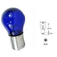 Bec semnalizare 12V/21W P21W BA15S albastru MF