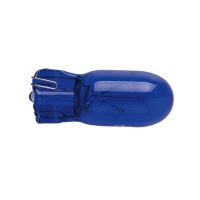 Bec soclu sticla 12V/5W W5W T10 alb - albastru Ultrawhite Racesport DEEPBLUE