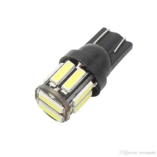 Set becuri T10, 10LED-uri 12V, W5W, CANBUS, High Bright H.Lucas