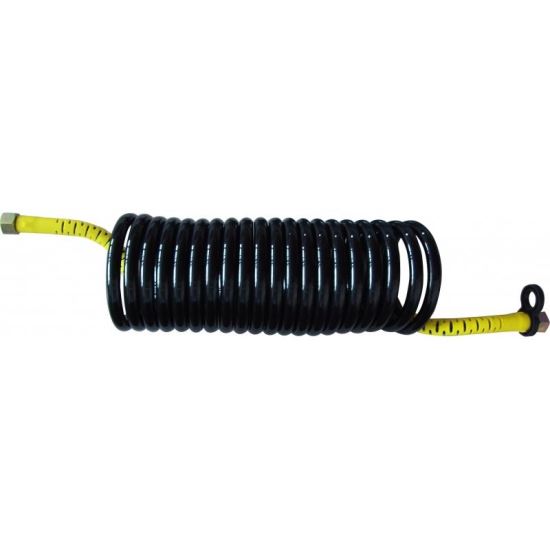 Furtun aer 2xM16 4m Typ A.Unicoil 72220, 1442 negru galben Reflex-Allen