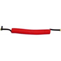 Furtun aer 2xM18 3.5m rosu cu negru 54321.1814 Flexi.Air.