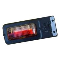 Lampa gabarit 95x55, bec, alba cu rosu, cu talpa, 12-24V, G05/1 Gmak 