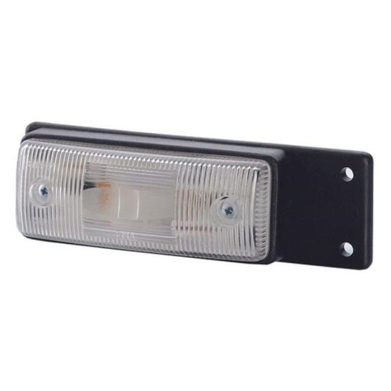 Lampa gabarit 96x36, bec, alba, cu suport, 12-24V, LOW303 Horpol