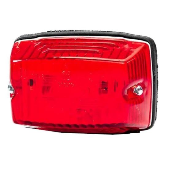 Lampa gabarit 96x64, bec, rosie, 12-24V, FT-006/C Fristom