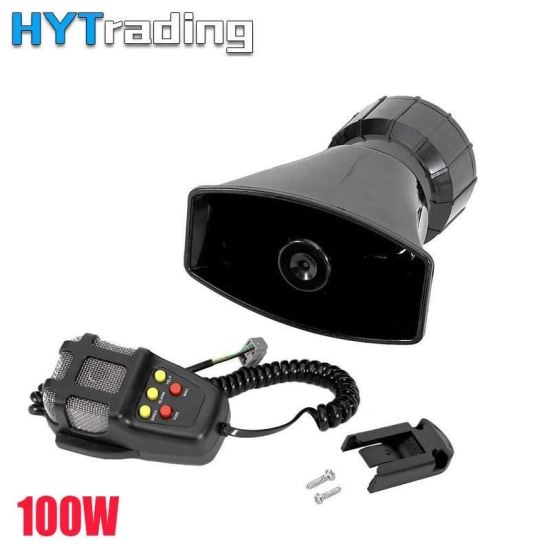 Sirena cu microfon 5tonuri, 100W VOICE Electronic Horn