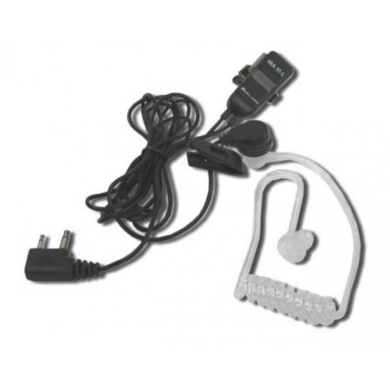 Casca si tub acustic MA31-LM, 2 pini cu PTT pentru statii portbagaj
