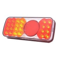 Lampa spate 201x85, 5 functii, cu ceata, LED, stanga W66L 313kr Was   