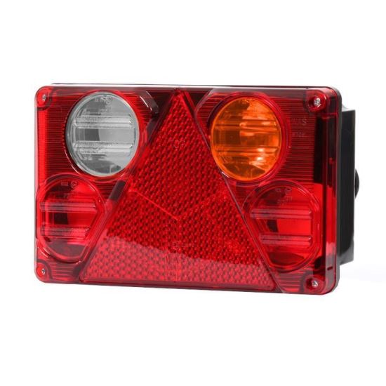 Lampa spate 232x142, 6 functii, cu triunghi, cu mers inapoi, dreapta, W70P 388 Was