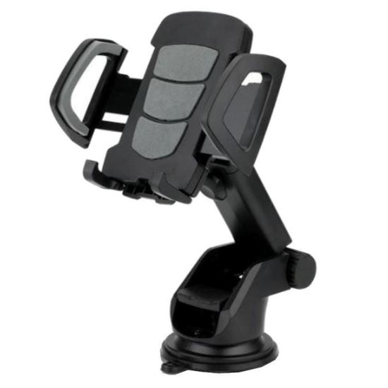 Suport telefon cu ventuza, picior telescopic, KURT 42860 CarCo