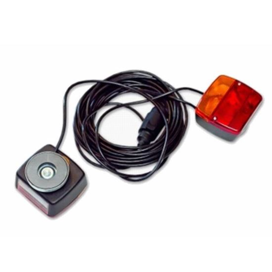 Kit lampi remorca cu magnet, cu cablu 9m, cu mufa 7pini, ZO09