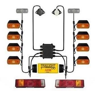 Kit lampi spate cu cablaj si unitate, Trailer Saba 8517 M1D06B3P1