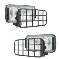 Set Proiectoare faza lunga 180x86, dreptunghiulare cu grila, HP2 Wesem 06525 